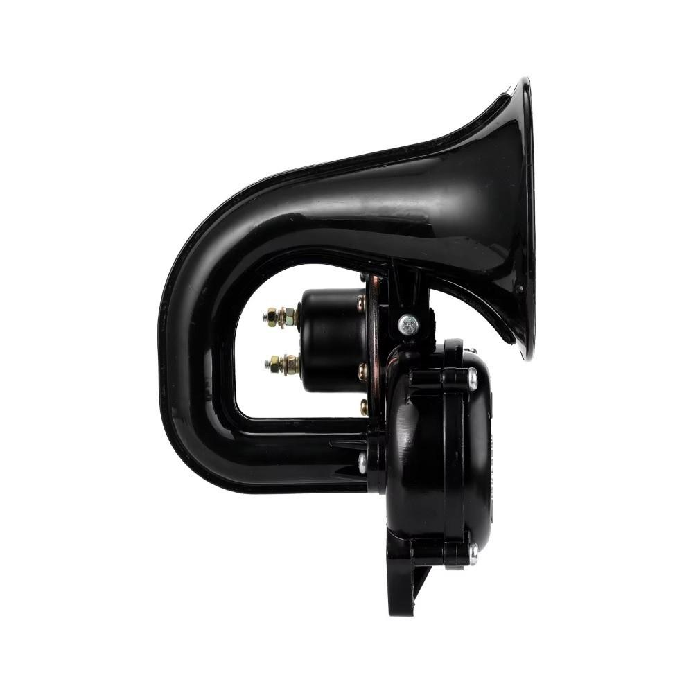 135dB Loud Air Horn Black Snail Horn Super Loud Car Horn for Trucks