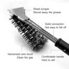 18-Inch Triple-Head Steel Wire BBQ Grill Cleaning Brush