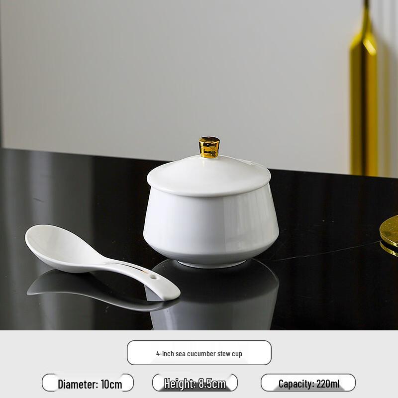 Lilang Ceramic Double Boiler Bird s Nest & Ginseng Bowl