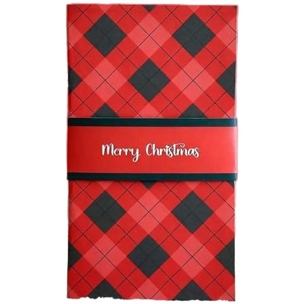 

Handmade Christmas Card Waterfall Card Booklet Customizable Card Booklet