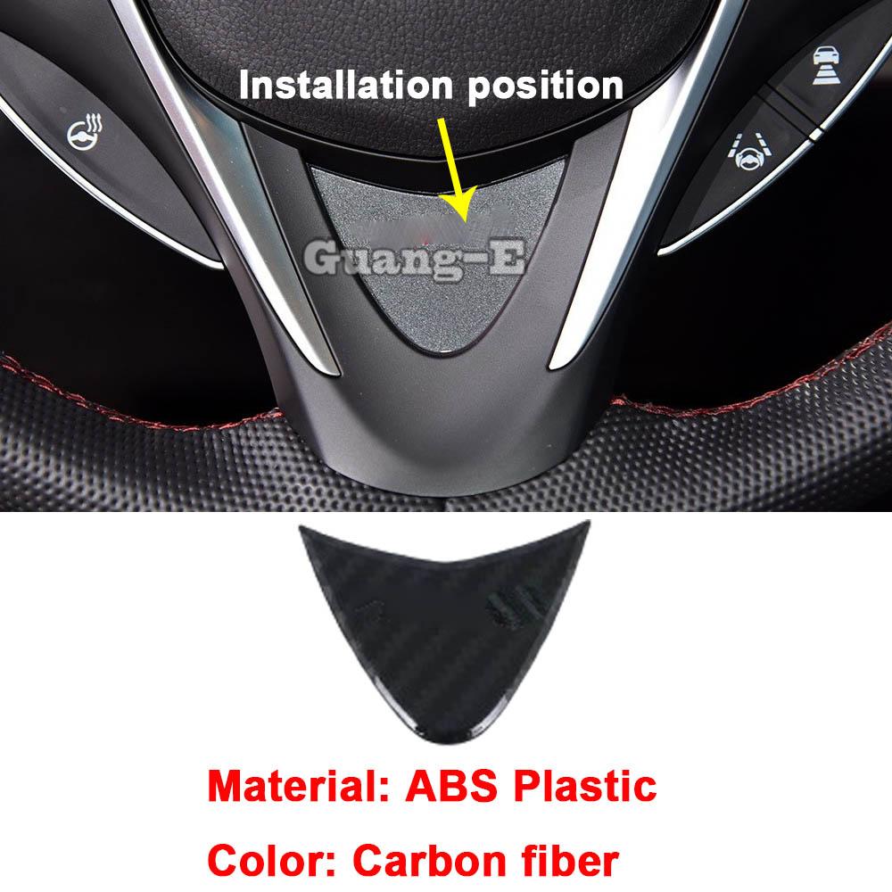 For Acura TLX 2018    ABS Light Button Frame Glove Box Handle Armrest Trim Steering Wheel Cover Bowl Accessories steering wheel