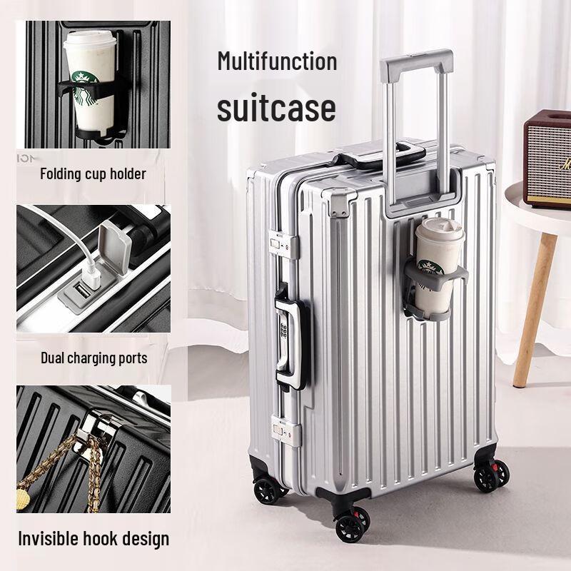 Li Shen Aluminum Alloy Large Capacity Spinner Luggage
