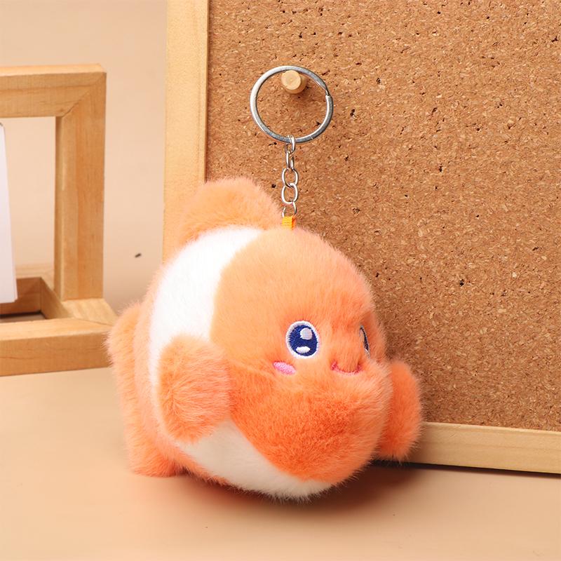 

Океанское животное Акула Рыба-клоун Мягкая игрушка Мультяшная кукла Брелок Милый плюшевый брелок Сумка Подвеска Рюкзак Подвески Парные Подарки