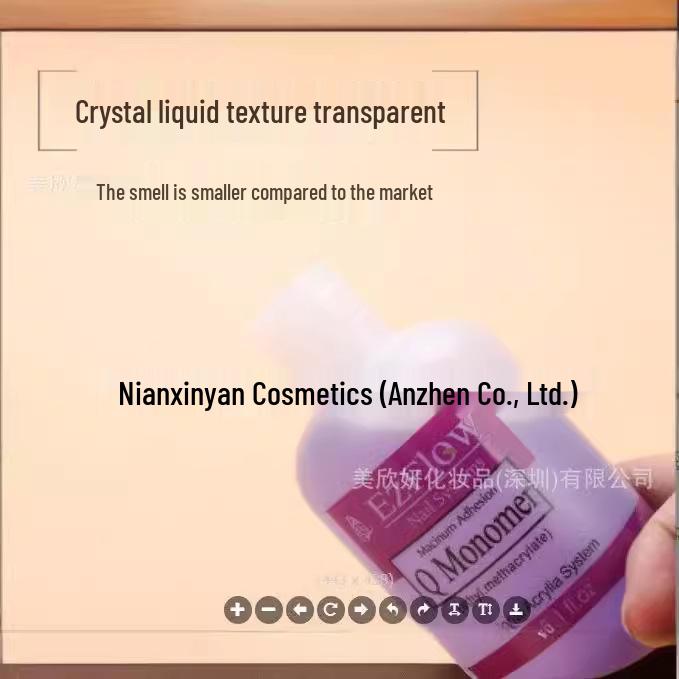 Purple Transparent Crystal Liquid Nail Art Solution - 60ml & 150ml