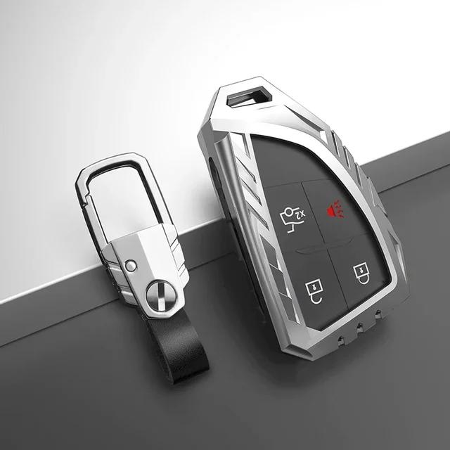 Car Key Cover Case for Chevrolet Tahoe Suburban for GMC Yukon for Buick ENVISION S Plus Avenir 2020 2021 2022 2023
