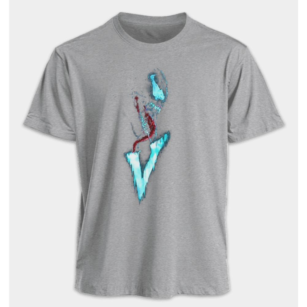 Men's and Women's T-shirts Venom Summer American Spring and Autumn Casual Sports Harajuku Fashion Printed Short Sleeves