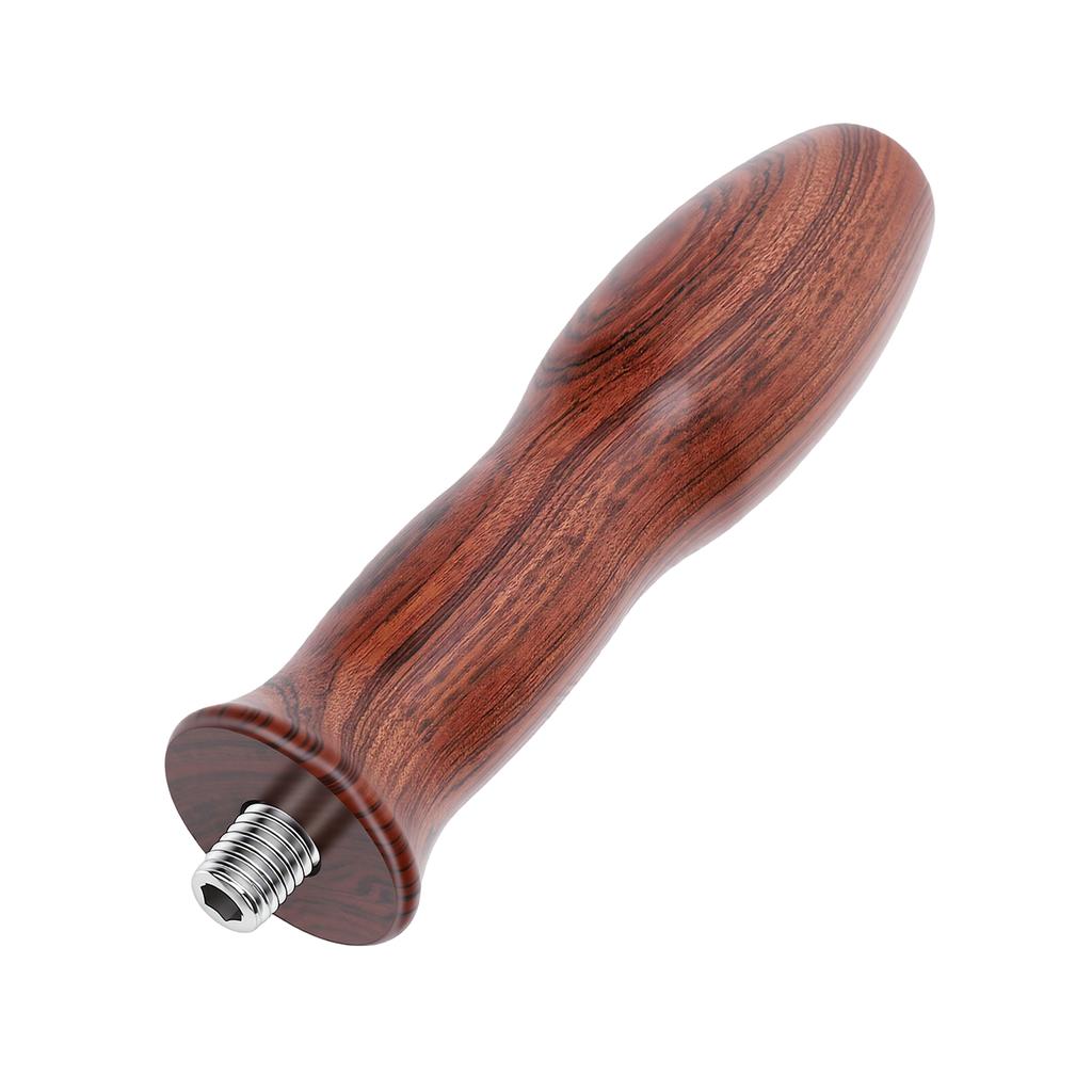 Portafilter Handle Walnut Wood M10 Coffee Filter Machine Handle Replacement for Bottom and Bottomless Portafilter