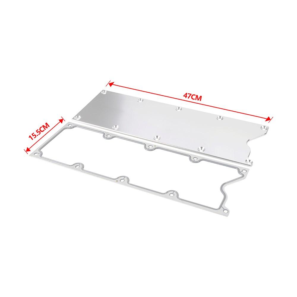 High Quality Plate Billet LS Gen 3 Billet Valley Pan Cover Plate Engine Blocks Low Profile LSX LS1 LM7 LR4 LQ4 LS6 L59 Silver