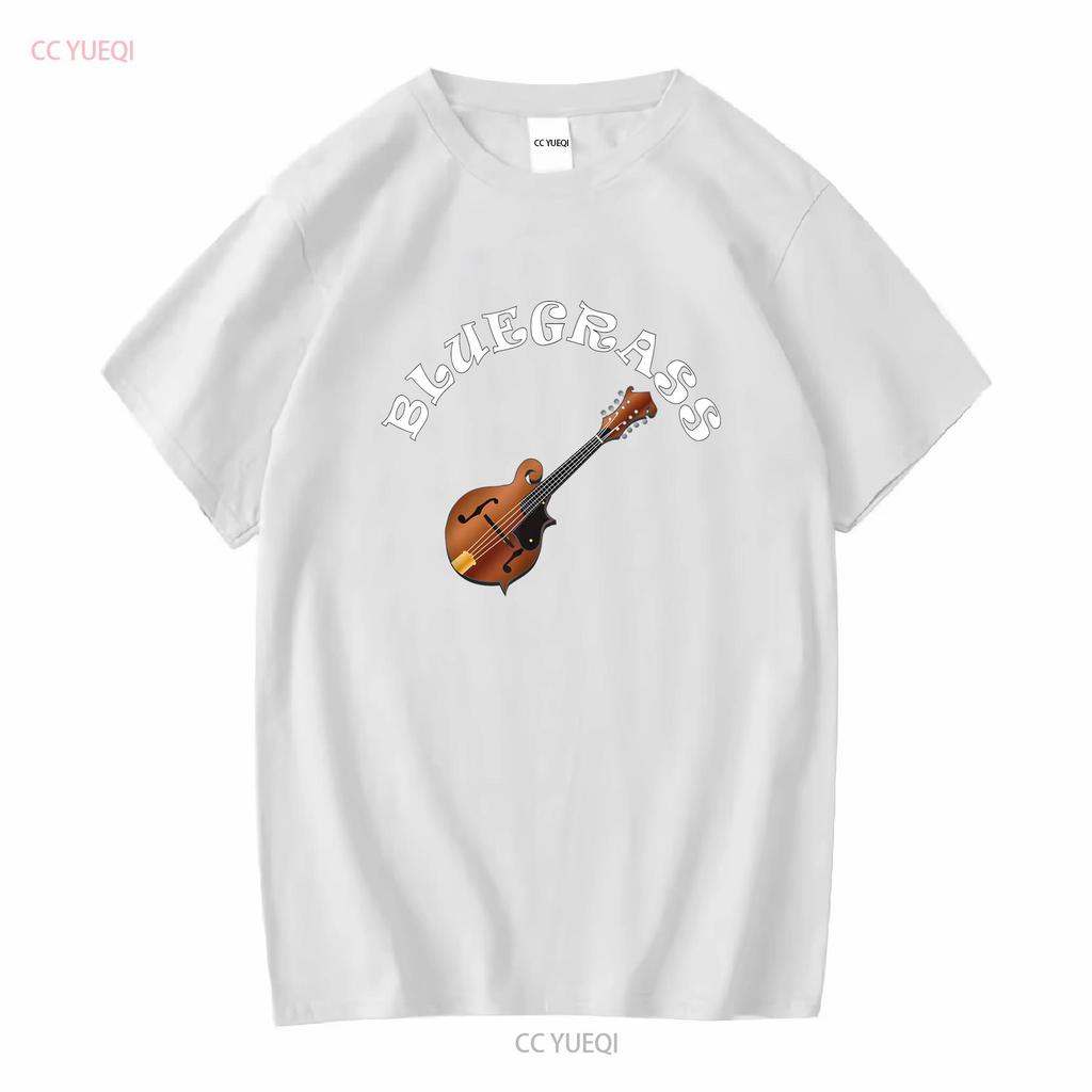 Bluegrass Mandolin T Shirt long or short sleeves vintage Washed Stretched homme fashion Top For Everyday Wear graphic