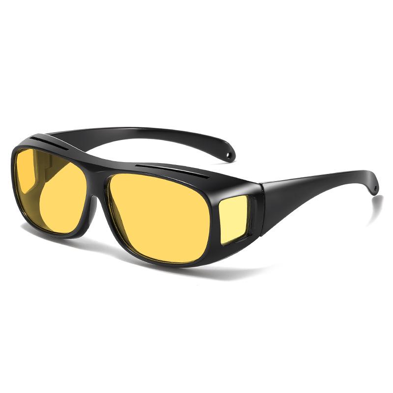 Unisex Night Vision HD Driving Glasses - Windproof, Tear-Resistant, UV Protection