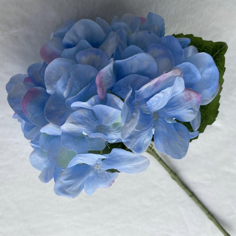 Silk Hydrangea Flowers 18in Realistic Wedding Home Decor Photography Props Gift