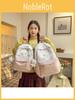 Cute Cartoon Cat Backpack For Girls With Nylon Material And Large Capacity For School And Travel