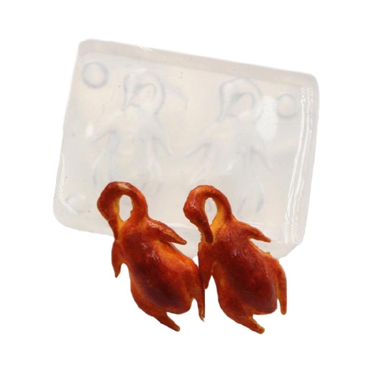 

Lightweight Silicone Resin Mold for Duck Models Excellent for Creative Crafts and Miniature Decoration S