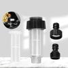 Hochdruckreiniger Wasserfilter G3/4" Gewinde Schnellkupplung Autowaschmaschine Wasserfilter Gartenschlauchfilter