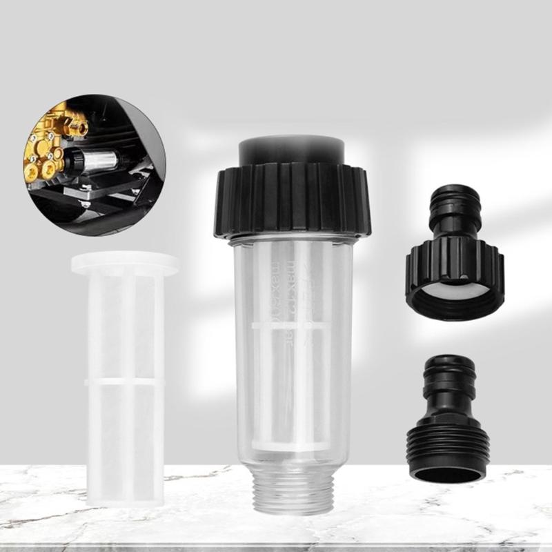 Hochdruckreiniger Wasserfilter G3/4" Gewinde Schnellkupplung Autowaschmaschine Wasserfilter Gartenschlauchfilter