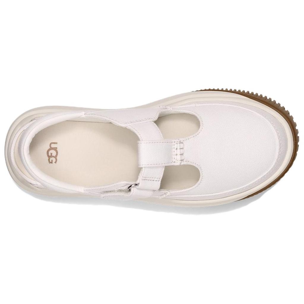 UGG Ez-Duzzit Stoff Mode Serie Bequeme Freizeitschuhe Damenschuhe Weiß 1167500-WHT