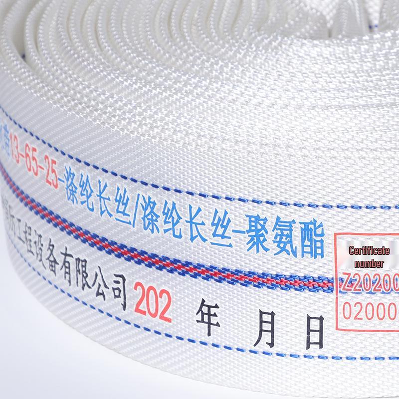 High-Pressure Polyurethane Fire Hose 65-20m, Type 8/10, Thickened Woven, Fire Equipment