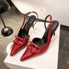Fashion Women's High Heels Casual Slingback Pointed Sandals  Sexy 2025 Designer High Heels Summer Party Luxury