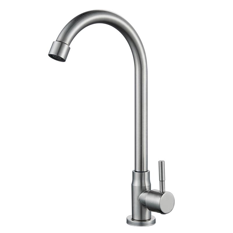 

BSITN 304 Stainless Steel Single Cold Kitchen Faucet