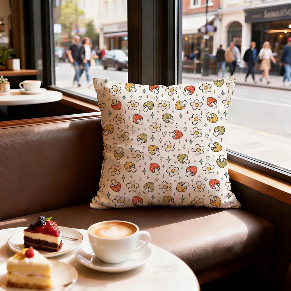 Cute Cartoon Texture Cushion Cover Set of  Decorative Short Plush Pillow Covers for Sofa Soft  Cushion Case x cm