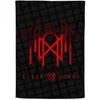 Sleep Token Sherpa Fleece Red Logo Blanket