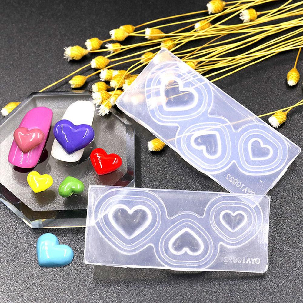 

Инструменты Прозрачные шаблоны для дизайна ногтей в форме сердца своими руками Пластина для штамповки Формы для ногтей Силиконовые трафареты