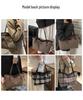 Korean Style Plaid Tote Bag - Classic Versatile Large Capacity Shoulder Bag