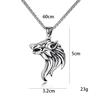 Hiphop Men'S Jewelry Pendant Viking Wolf Jewelry Pendant Necklace