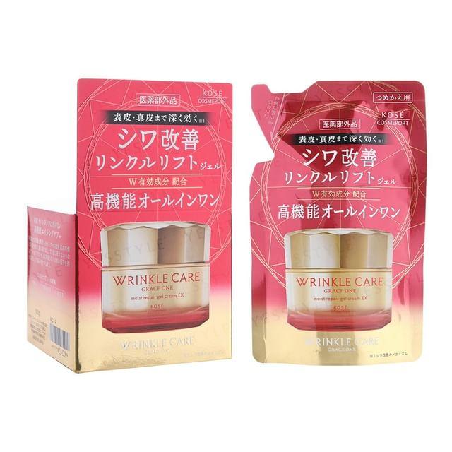 Kose - Grace One Wrinkle Care Moist Repair Gel Cream EX 100g