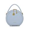 New Disney Mickey Series PU Small Round Bag, One Shoulder Handbag Women's Sky Blue/Milk White BMK-71581L