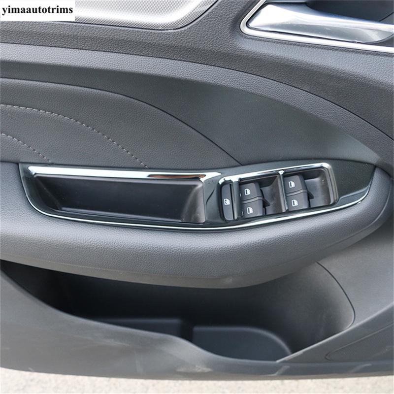 For MG ZS EV 2018 - Car Inner Door Window Glass Lift Button Switch Control Panel Frame Cover Trim Accessories Interior Kit