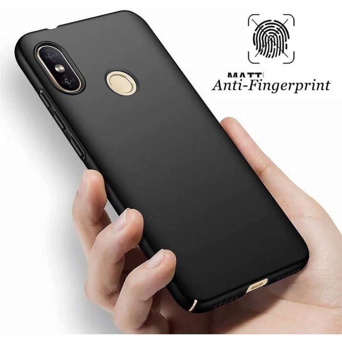 Coque de Protection - E.F.CONNECTION - Xiaomi Mi 8 Pro - Souple - Noir - Finitions Mate
