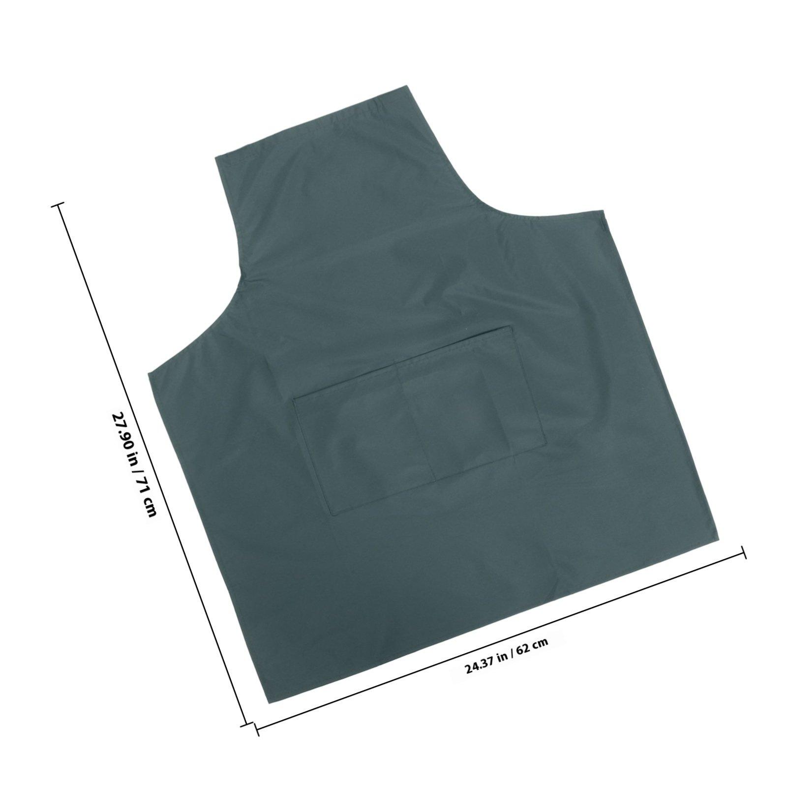 

Waterproof PVC Dish Apron for Restaurant Kitchen Cooking Dishwashing Servers Chefs Home Oil Resistant Large Coverage темно-зеленого