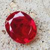 39.00 Ct Natural Mozambique Red Ruby Oval Cut Certified Loose Gemstone