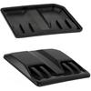 2PCS Universal Car Decorative Air Intake Trim Cover,Hood Air Vent,Air Flow Intake for Car Hood (Black)