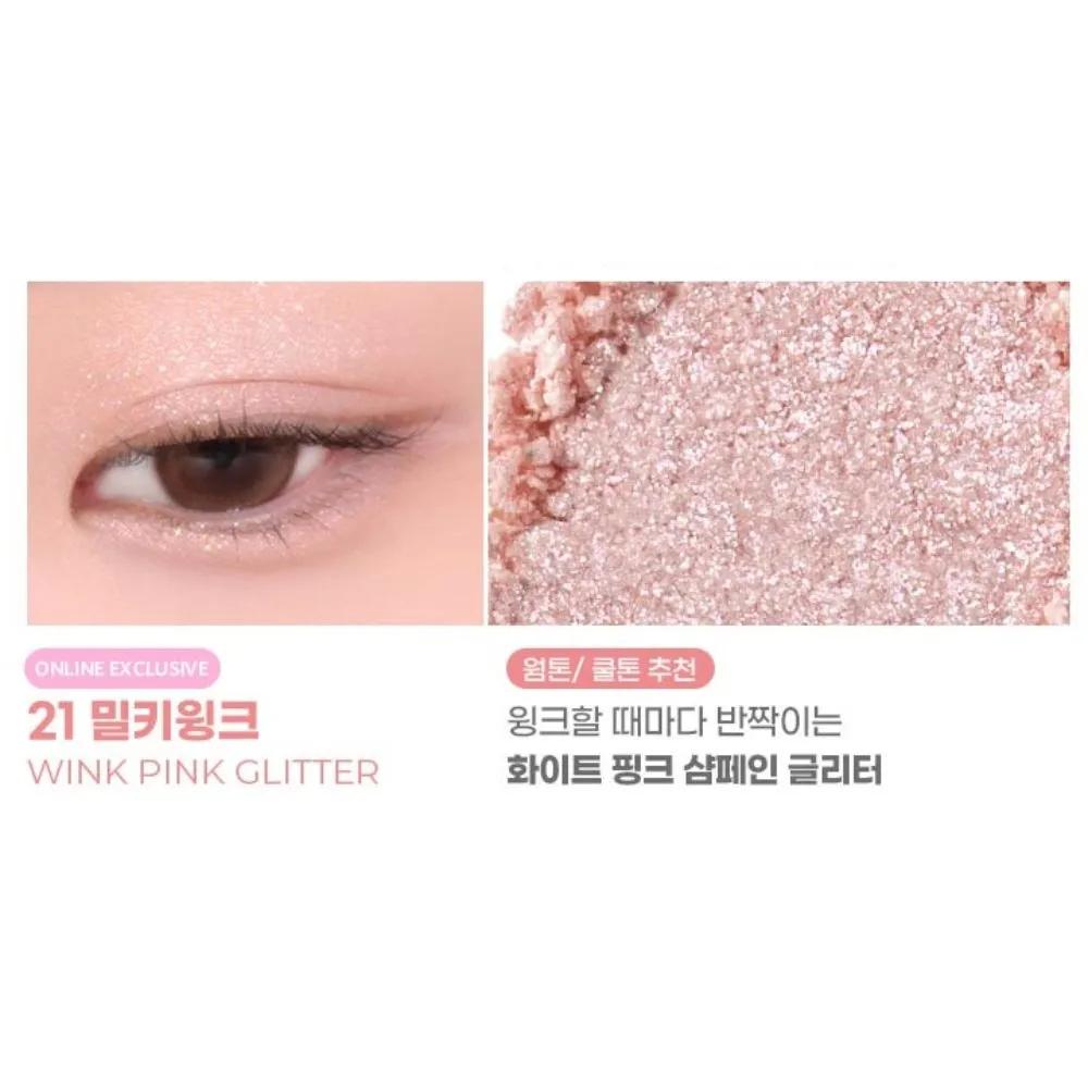 Colorgram Single Cube Eyeshadow Glitter 21 Milky Wink X2