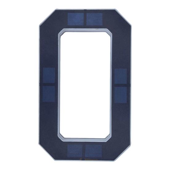 Solar Address Number Sign, LED Lighted House Number for Outdoor, Auto On/Off, Waterproof Garden Door Decoration