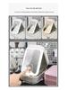 Foldable Jewelry Box with LED Makeup Mirror: Portable, Multifunctional Travel Organizer