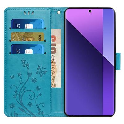 For Honor 200 5G Case Butterfly Flower Wallet PU Leather Flip Cover