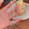 French Retro Double-Layer Pearl & Millet Bead Choker Necklace