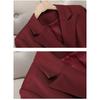 Elegant Women Black Suit Jacket Spring Autumn Professional Office Wear Stylish Slim Fit Design Trendy Blazer