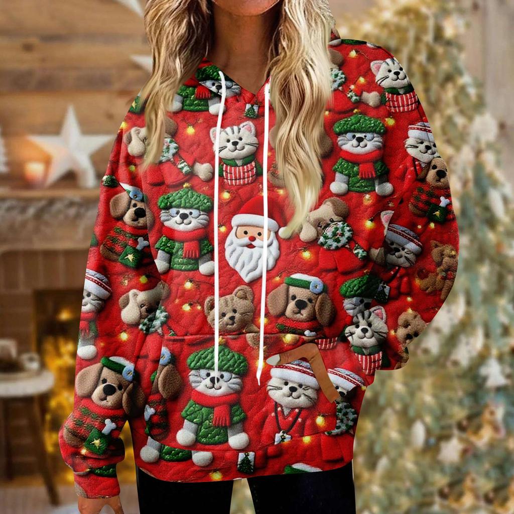 Hoodies For Women Oversized Winter Plush Cute Sweatshirts Pullover Trendy Fall Winter Clothes