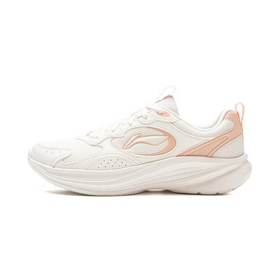 Cloud Lightweight V2 Simple Cómodo Absorción de Impactos Transpirable Caña Baja Zapatillas Casuales para Correr para Mujer zapatilla Blanco Roto Rosa Melocotón ARSV110-1