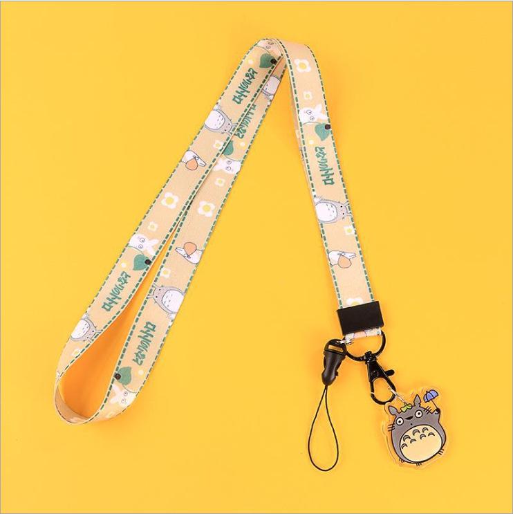 Creative Cartoon Phone Case Lanyard with Acrylic Pendant Keychain - Trendy Neck Hanging Accessory for Women