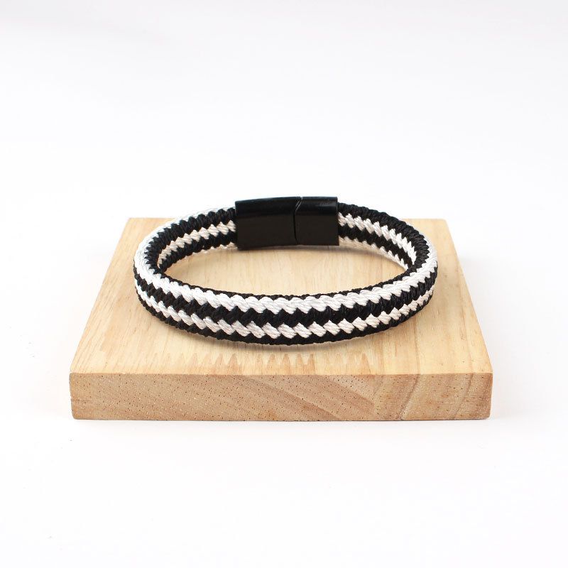 Noter Grade A Ethnic Fabric String Bracelet For Men Double Layer Various Colors Available Sports Sweat Absorbent Braslet Bangle Hombre