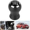 Aramox 5 Speed Gear Shift Knob, ABS and PU Material, Compatible with 2005-2010, Black Manual Transmission Shifter Head