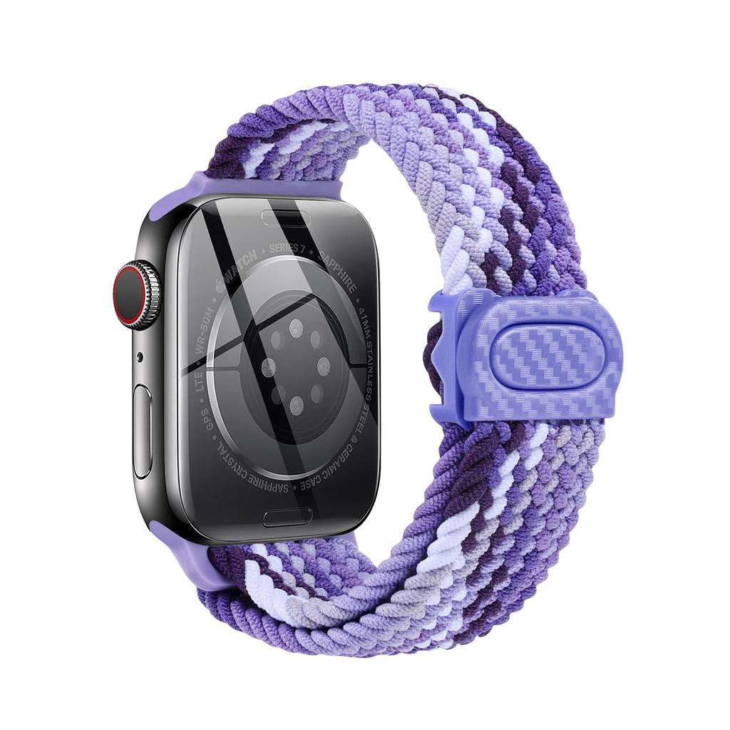Strap For Apple watch band 44mm 42mm 40mm 45mm 46mm 41mm 49mm Braided Solo Correa Bracelet iWatch 11 10 9 8  7 6 5 4 se Ultra3