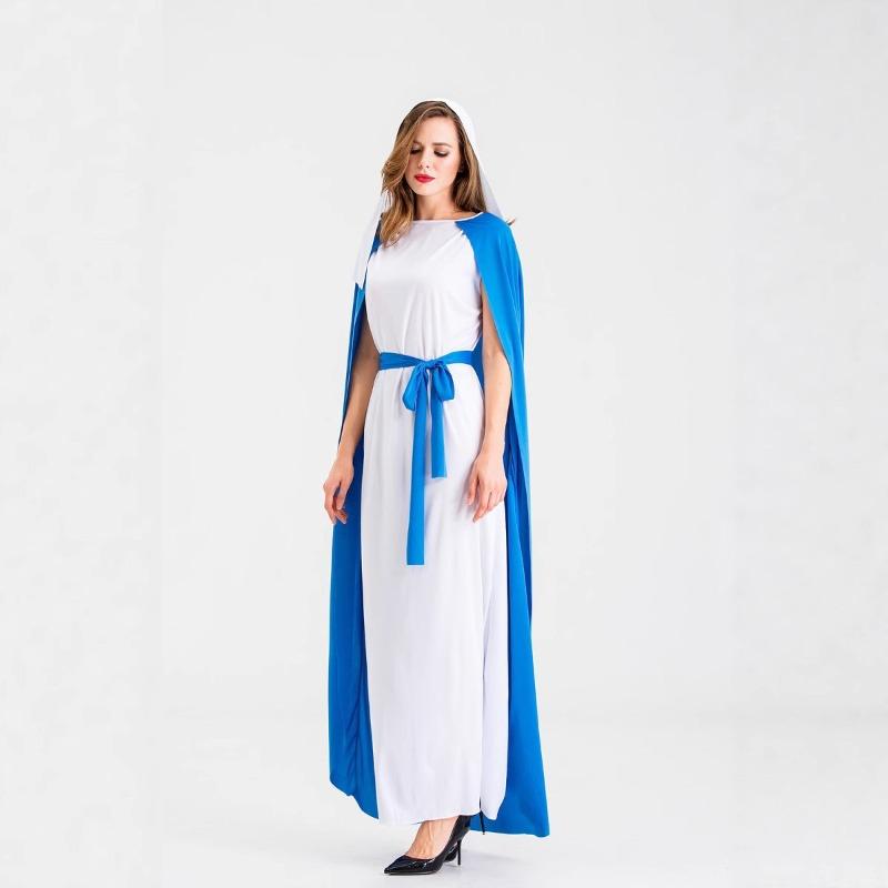 Halloween Costume Virgin Mary Arab Adult Women Masquerade Middle East Dubai Robe Costume