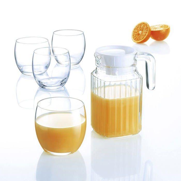 Carafe - mge world - verre solide - 0,6 litre - facile à nettoyer
