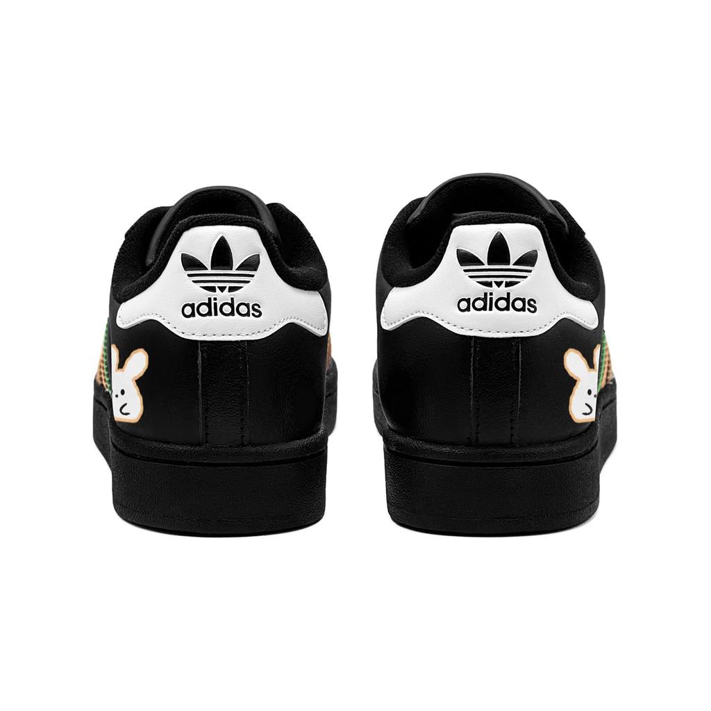 adidas Originals Superstar 2 Pärchen, Romantische Leckereien, Karotten-Hase, Anti-Aging Spaß Niedrige Skateboard-Schuhe Damen JH9977(TeamS2-S-BOX)